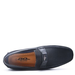 Men's textile moccasin