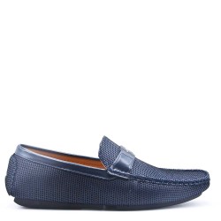 Men's textile moccasin