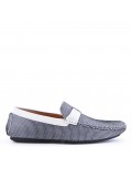 Men's textile moccasin