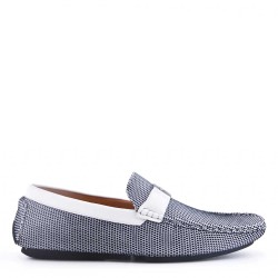 Men's textile moccasin