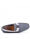 Men's textile moccasin