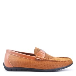 Mocassin homme en textile