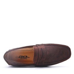 Mocasín de ante sintético para hombre