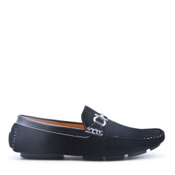 Men's faux suede moccasin