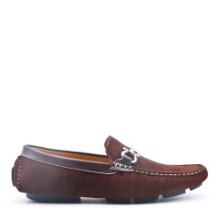 Mocasín de ante sintético para hombre