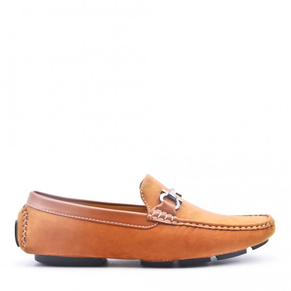 Mocasín de ante sintético para hombre