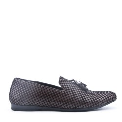 Mocassin homme en textile