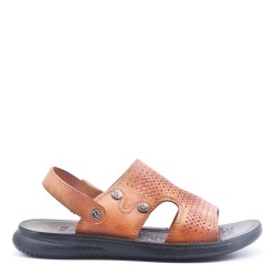 Sandale homme en simili cuir