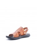 Man sandal in faux leather