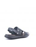 Man sandal in faux leather