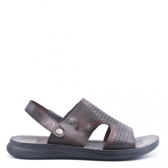 Sandale homme en simili cuir