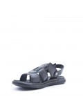 Man sandal in faux leather