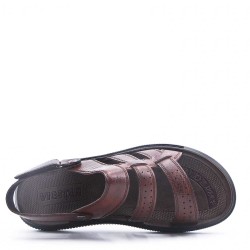 Sandale homme en simili cuir