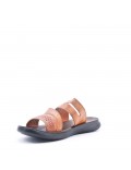 Man sandal in faux leather