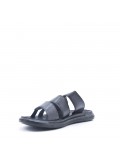 Man sandal in faux leather