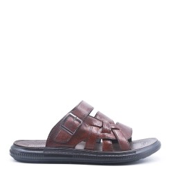 Sandale homme en simili cuir