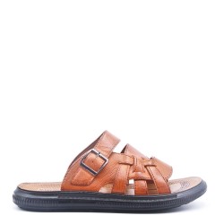 Sandale homme en simili cuir