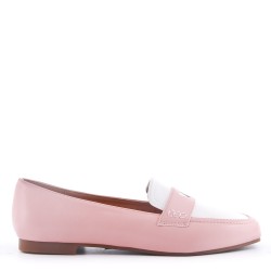 Large size 38-43 - Flat faux leather mocassin for women