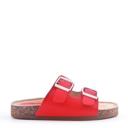 Claquette enfant en simili cuir