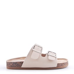Claquette enfant en simili cuir