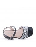 Sandale fille en simili cuir