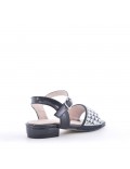 Sandale fille en simili cuir