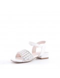 Sandale fille en simili cuir