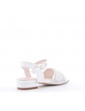 Sandale fille en simili cuir