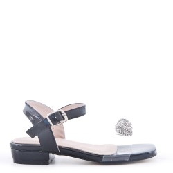 Girl's mixed materials sandal