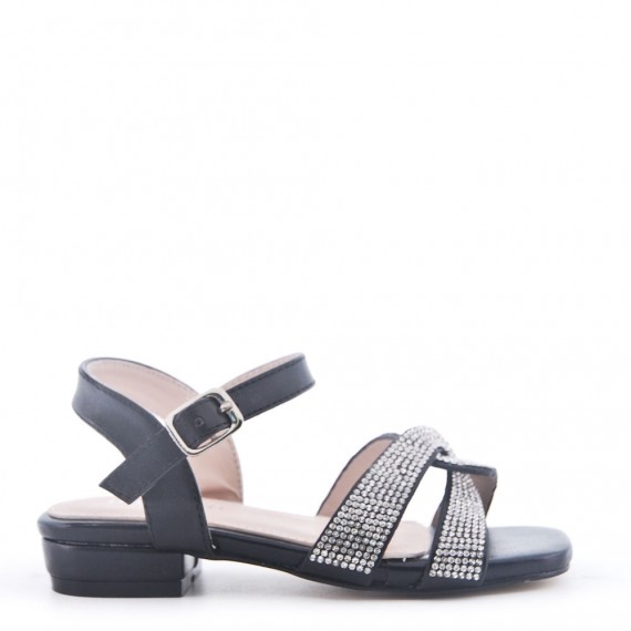 Sandale fille en simili cuir