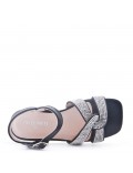 Sandale fille en simili cuir