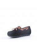 Moccasin in faux suede