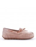 Mocassin en simili daim