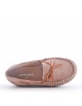 Mocassin en simili daim