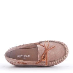 Mocassin en simili daim