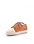 Faux suede espadrilles for women