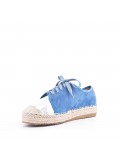 Espadrilles en simili daim pour femme