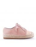 Faux suede espadrilles for women