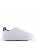 Women's faux leather sneaker