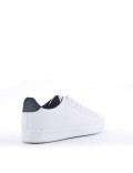 Women's faux leather sneaker