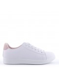 Women's faux leather sneaker