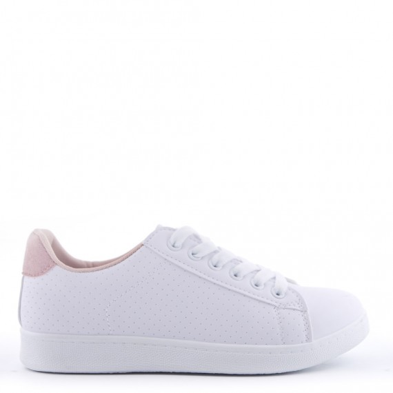 Women's faux leather sneaker