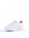 Women's faux leather sneaker