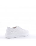 Women's faux leather sneaker