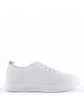 Women's faux leather sneaker