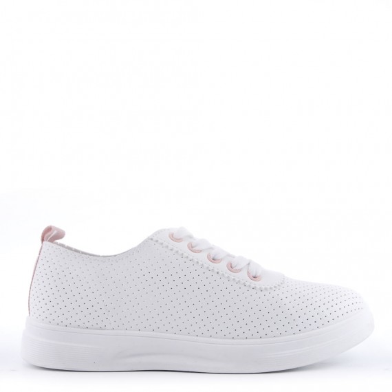 Basket en simili cuir pour femme