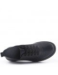 Women's faux leather sneaker