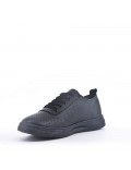 Women's faux leather sneaker