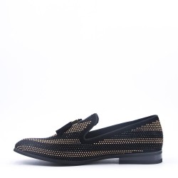 Moccasin in faux-material mix for men 