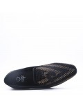 Moccasin in faux-material mix for men